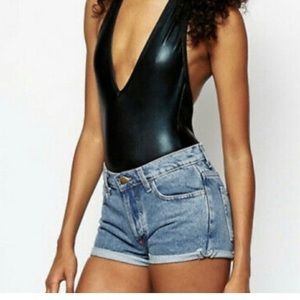 AA metallic body suit